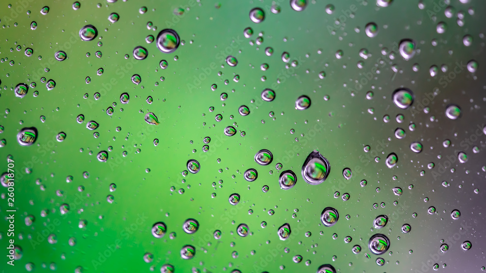 Water Drop On Blurred Background