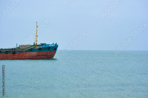 ship in the sea