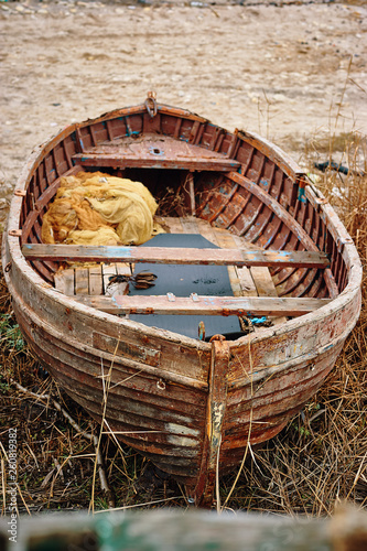 old wooden boat
