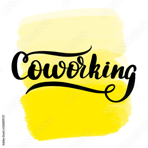  brush lettering coworking