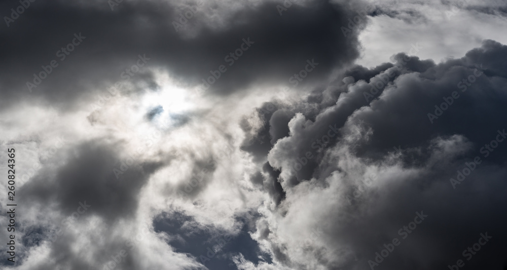 Obraz premium Nuvens de tempestade em formação