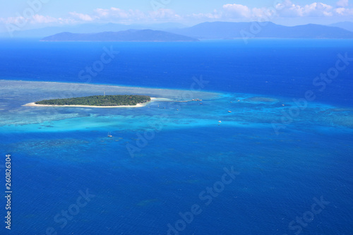 Aerial view of Green Island