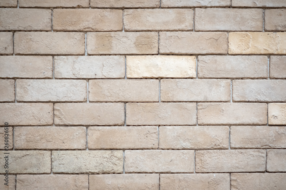 Close up of wall white gray and light brown brick. Use for wallpaper or background. Close up of wall white gray and light brown brick. Use for wallpaper or background.