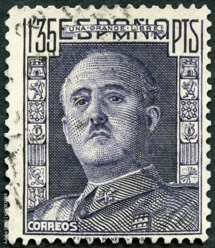 SPAIN - 1944: shows General Francisco Franco (1892-1975) photo