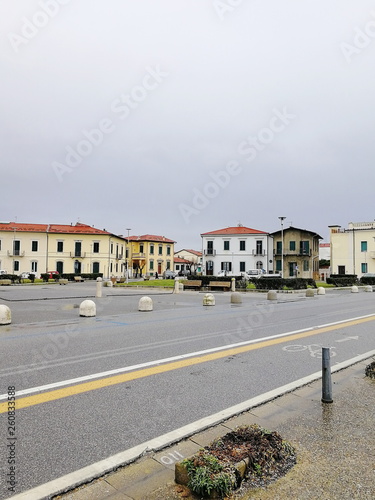 Marina di Pisa, Italy. Region Tuscany. View on the city