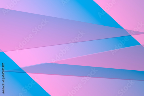 Fondo abstracto triangular rosa y azul