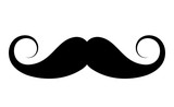 Retro style moustache icon
