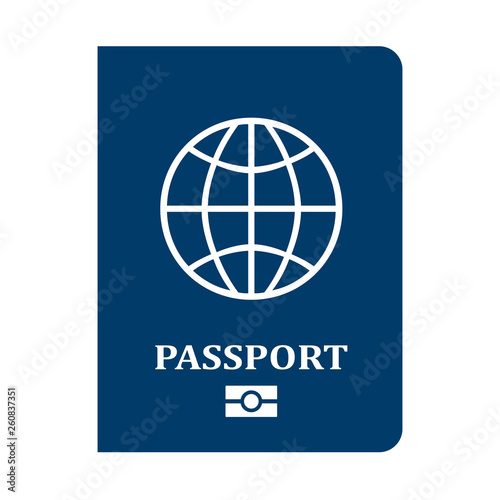 Passport cover page icon
