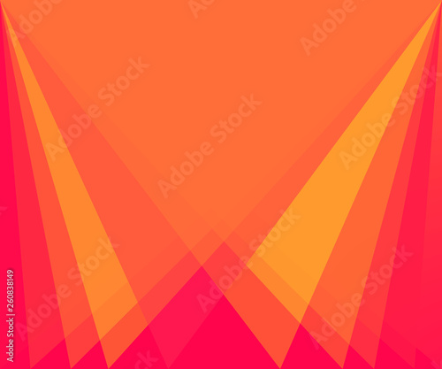 Modern vector illustration of shapes and lines. Smooth transition between colors. Gradient and halftones.