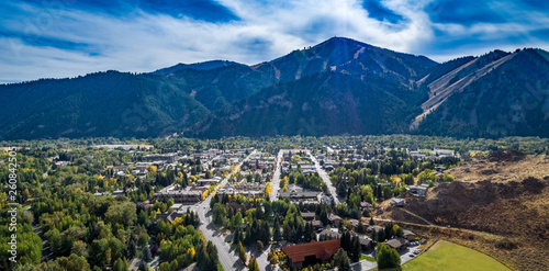 Ketchum Idaho in Autumn photo