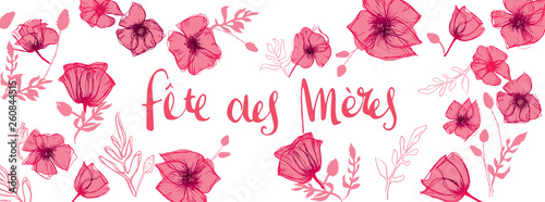 French Mother's Day background