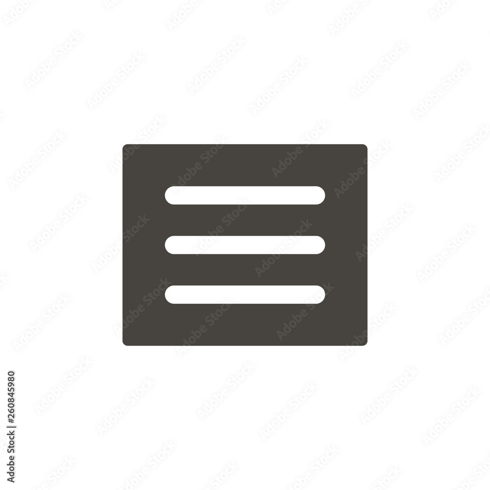 List vector icon. Element of interface for mobile concept and web apps illustration. Thin glyph icon for website design and development, app development. Vector icon List vector icon. Element of interface for mobile concept and web apps illustration. Thin glyph icon for website design and development, app development. Vector icon