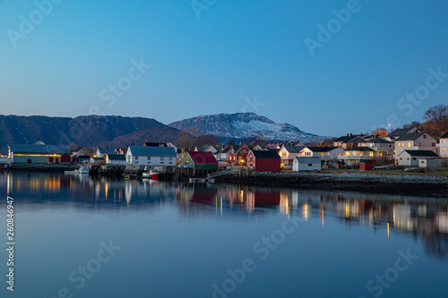 Spring comes and it gets brighter and brighter in the evening in Northern Norway