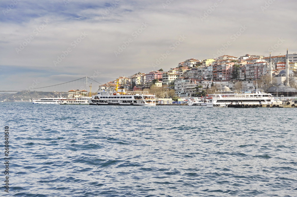 Fatih Sultan Mehmet Bridge in Istanbul