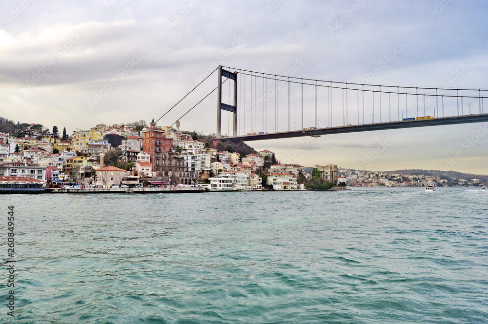 Fatih Sultan Mehmet Bridge in Istanbul Fatih Sultan Mehmet Bridge in Istanbul