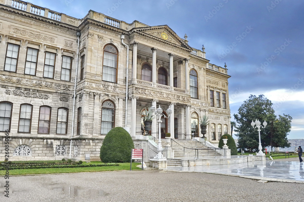 Dolmabahce palace in Istanbul, Turkey
