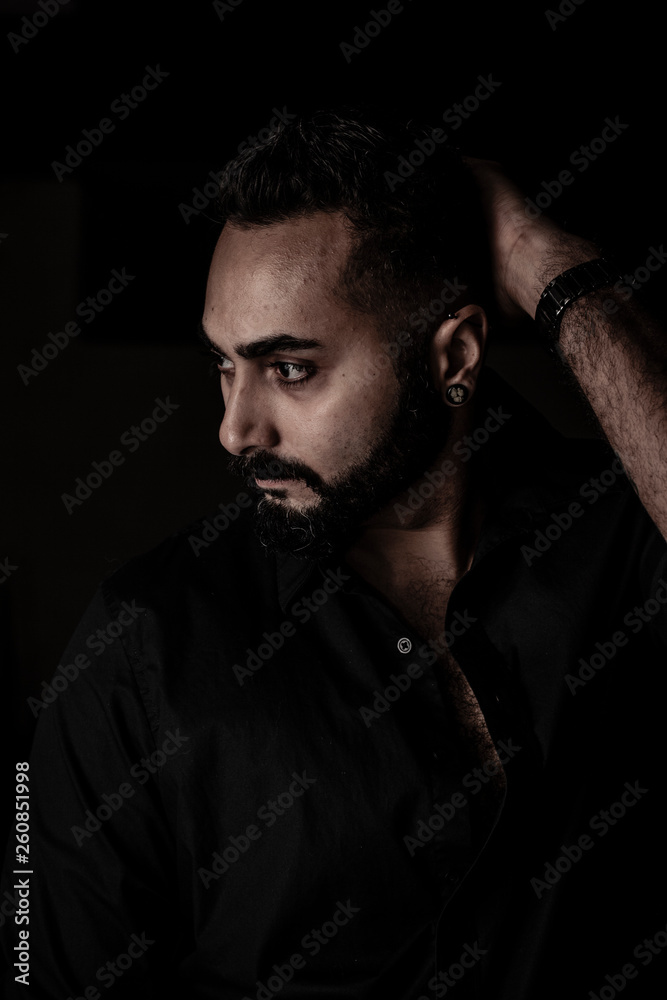 Obraz premium Contrast Portrait Shot