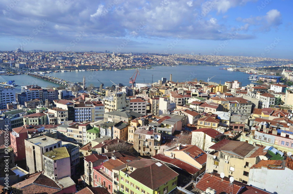 Aerial view of Istanbul, Turkey