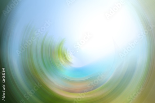 Photo Abstract Background Of colorful Spin Circle Radial Motion Blur.