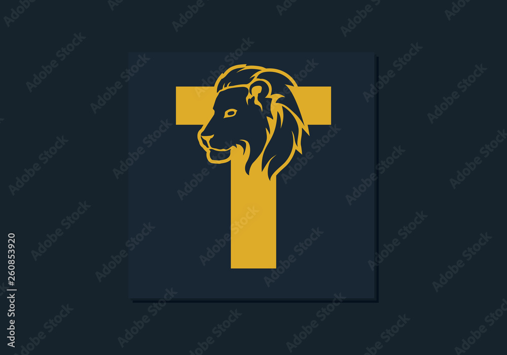 Lion head inside letter T. Abstract, creative emblem for logotype, brand  identity, company, corporate, entity name. Modern simple luxury template  alphabet. Letter Design Vector. Animal concept. EPS Stock Vector | Adobe  Stock