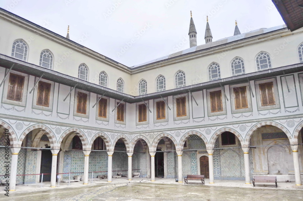 Topkapi palace in Istanbul, Turkey