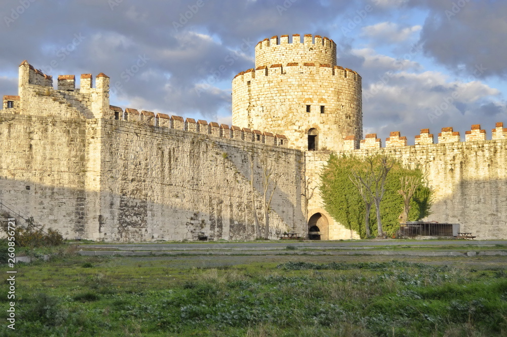 Naklejka premium Yedikule fort in Istanbul, Turkey