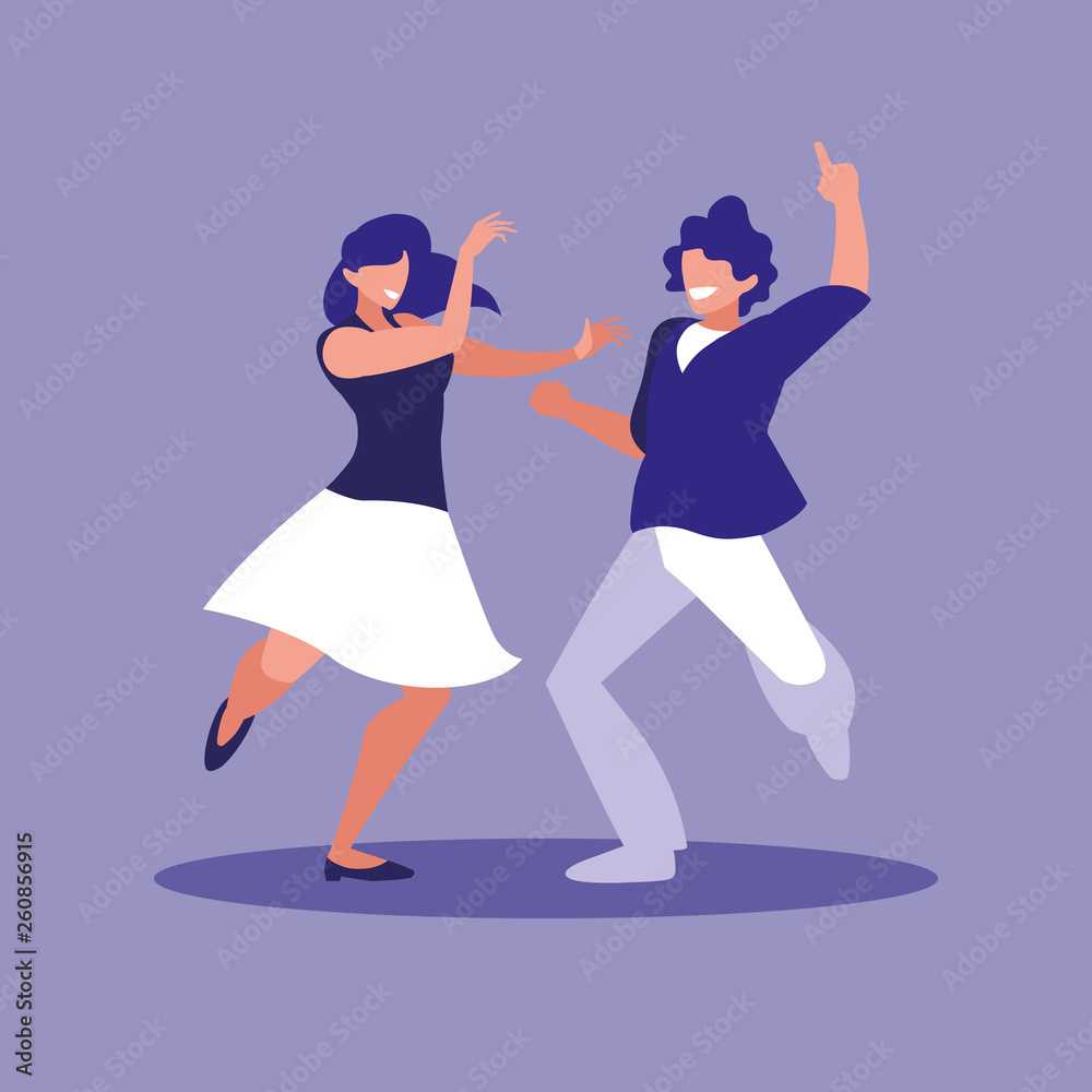 couple dancing avatar character couple dancing avatar character