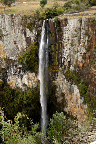 Avencal waterfall, located in the rural region of the city of Urubici, state of Santa Catarina, southern Brazil