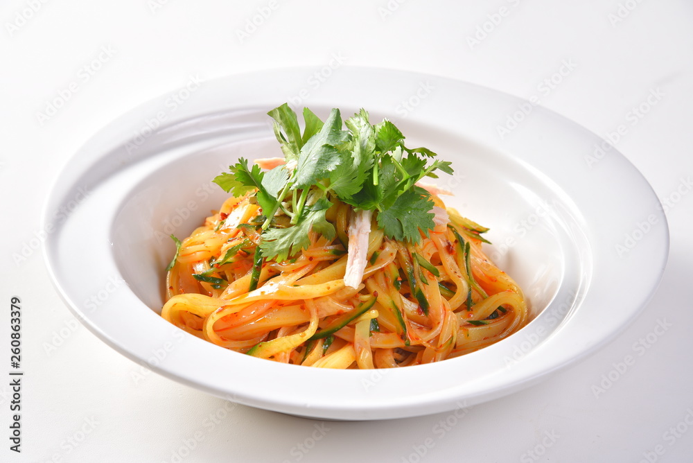 pasta with tomato sauce and basil pasta with tomato sauce and basil