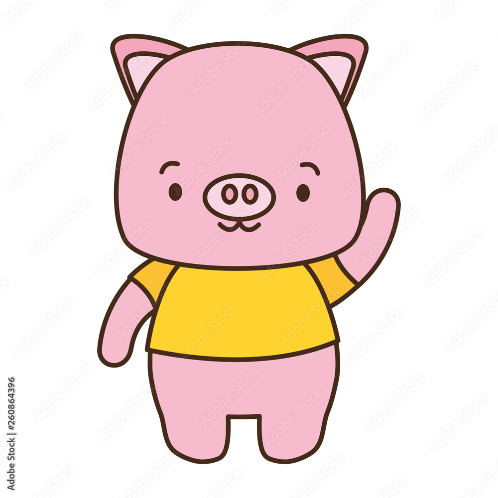 cute piggy cartoon
