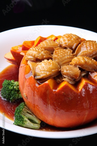 fried chicken with vegetables