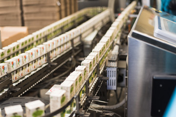 production of juices in cardboard packaging. Industry, Metal Works