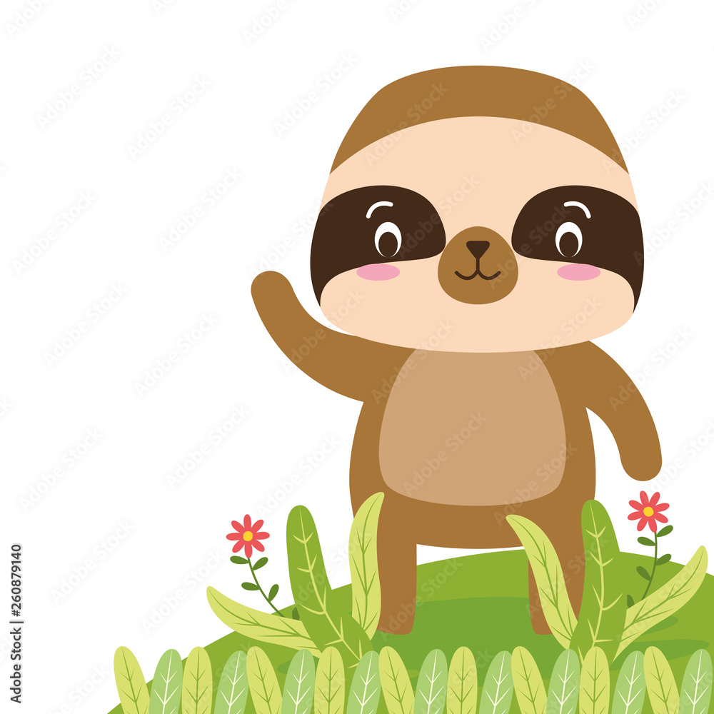 Obraz premium cute animal cartoon