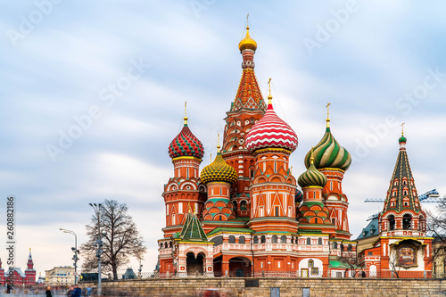 Red Square and St. Basil's Cathedral in Moscow