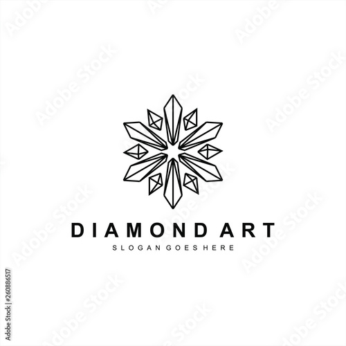 logo design diamond and jewelry