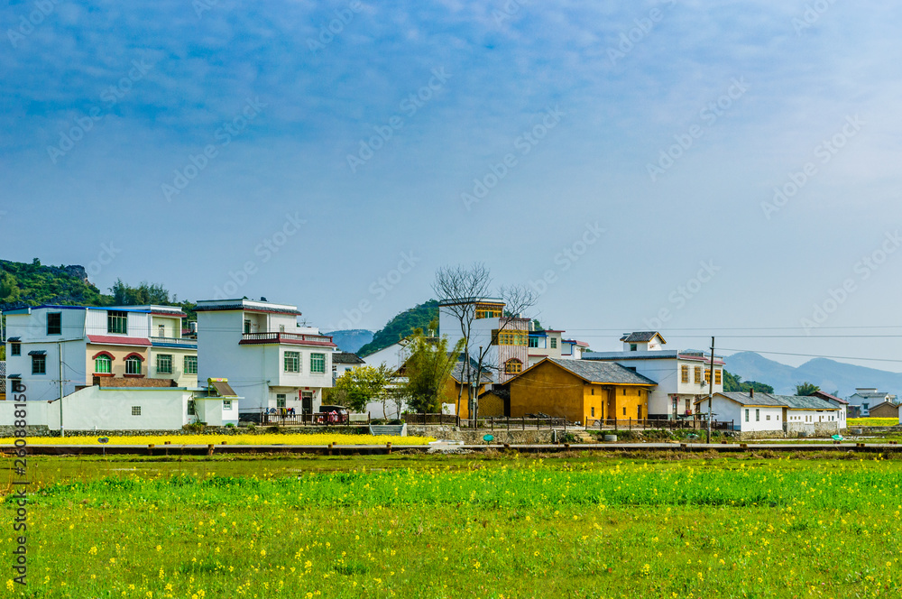 Village and countryside scenery