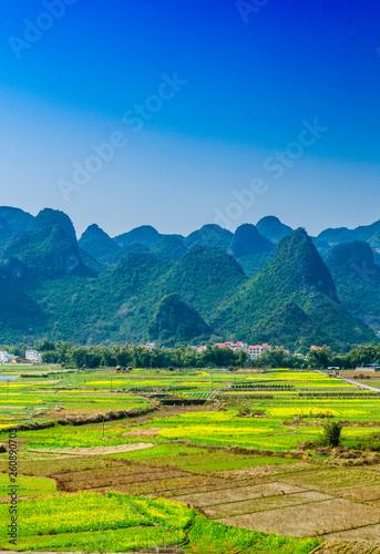 landscape in the mountains   