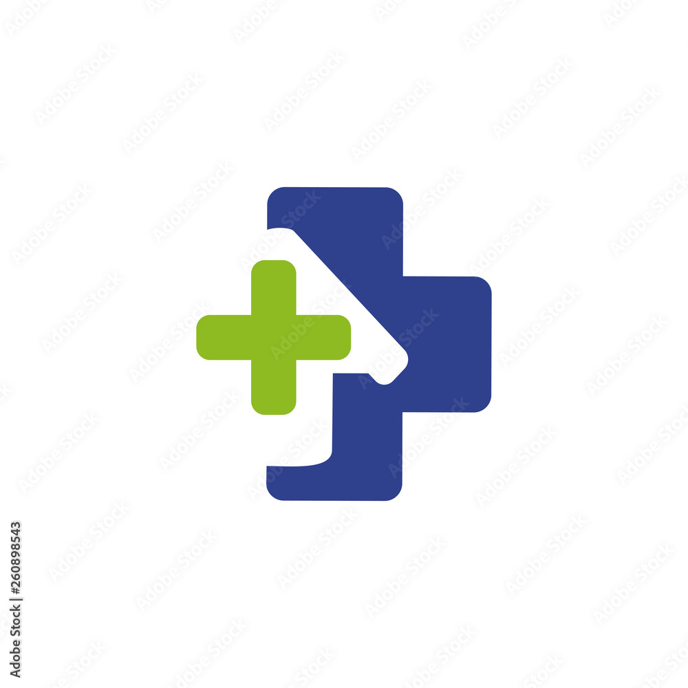 Medical and health care logo design vector template Medical and health care logo design vector template