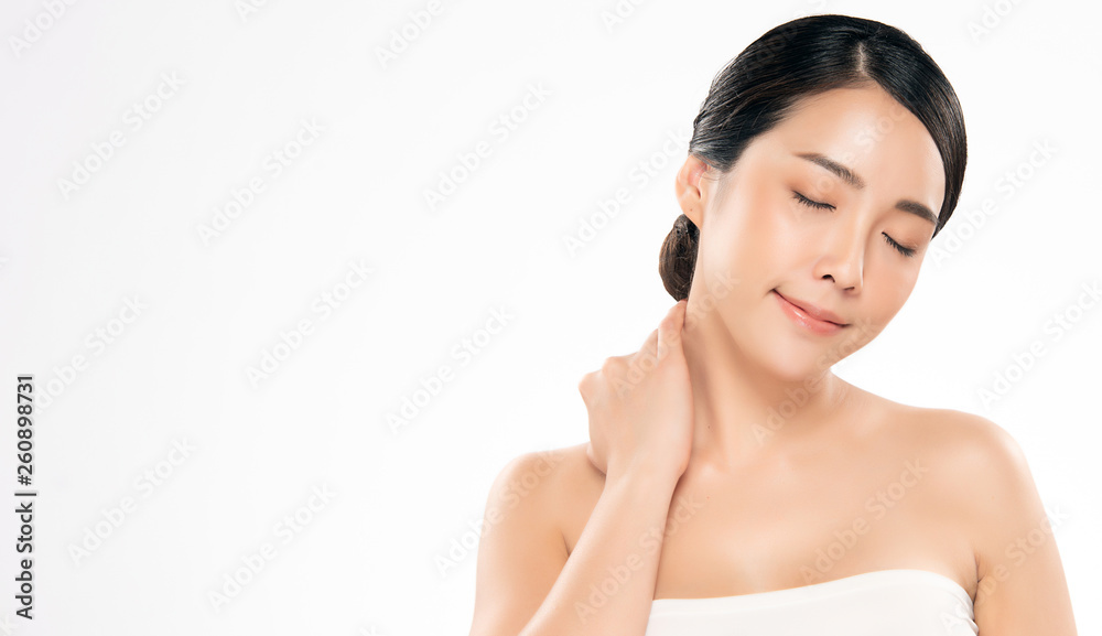 Beautiful Young asian Woman with Clean Fresh Skin Beautiful Young asian Woman with Clean Fresh Skin