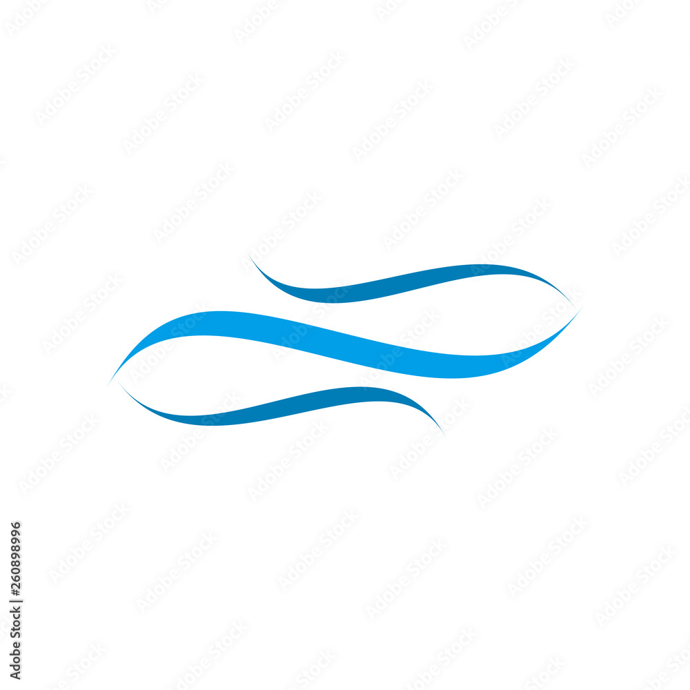 Wave logo design vector template Wave logo design vector template