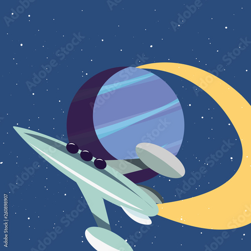 rocket planet space