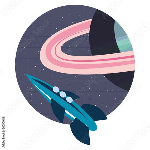 rocket planet space