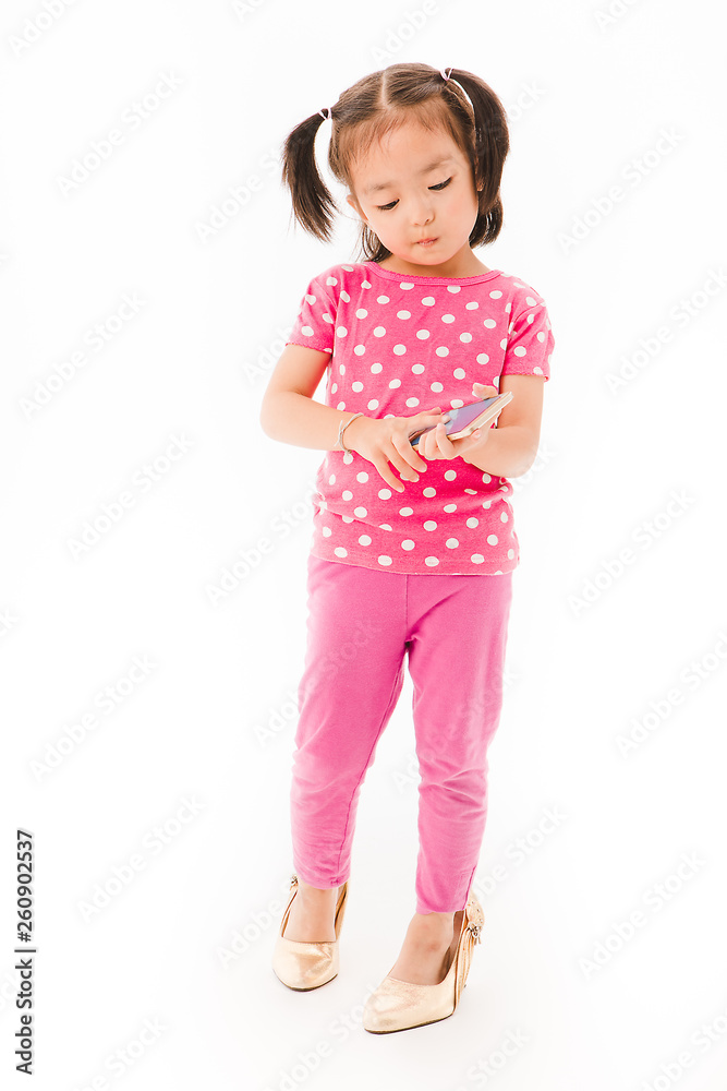 Little girl playing Little girl playing