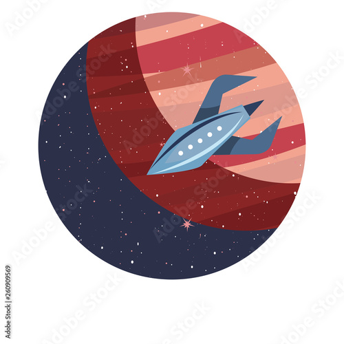 rocket planet space