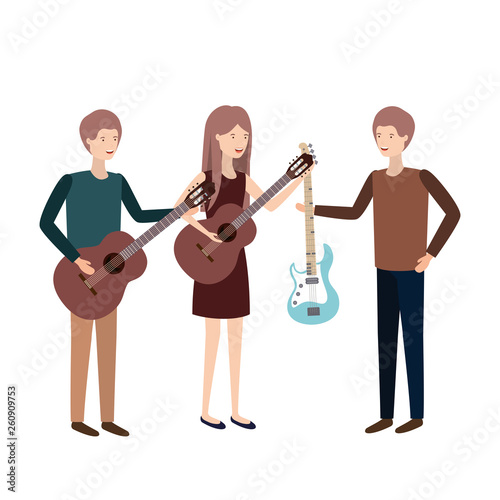 group of people with musical instruments
