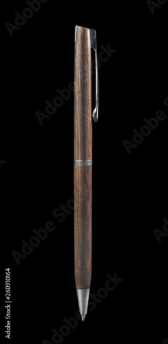 Ballpoint Pen - Wooden on Black