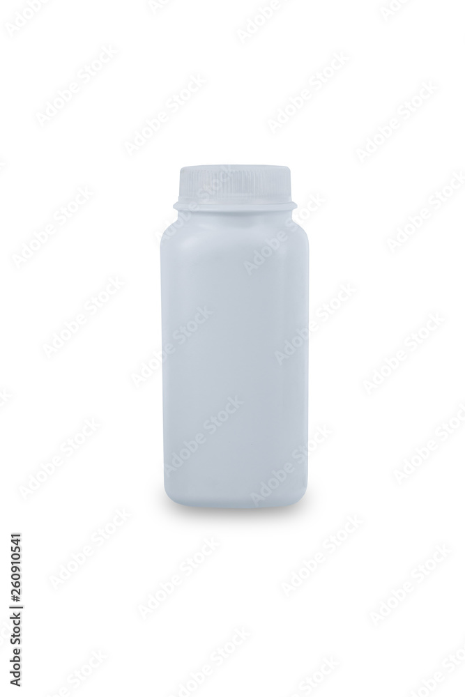 Baby talcum powder container isolated on white background Baby talcum powder container isolated on white background