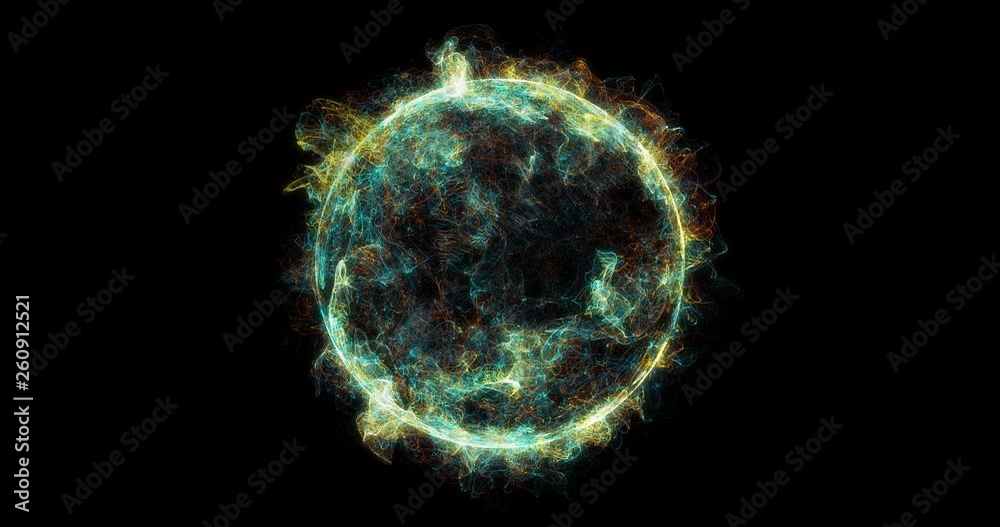 Sun Solar Flare Particles coronal mass ejections, abstract particles ...