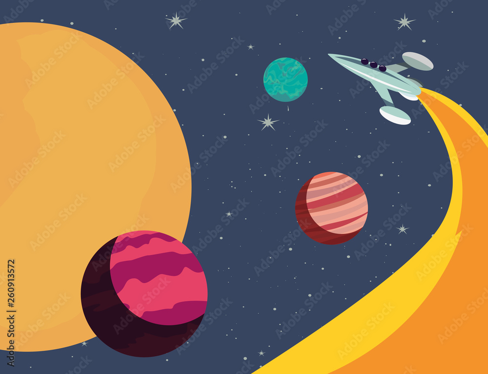 spaceship planets exploration