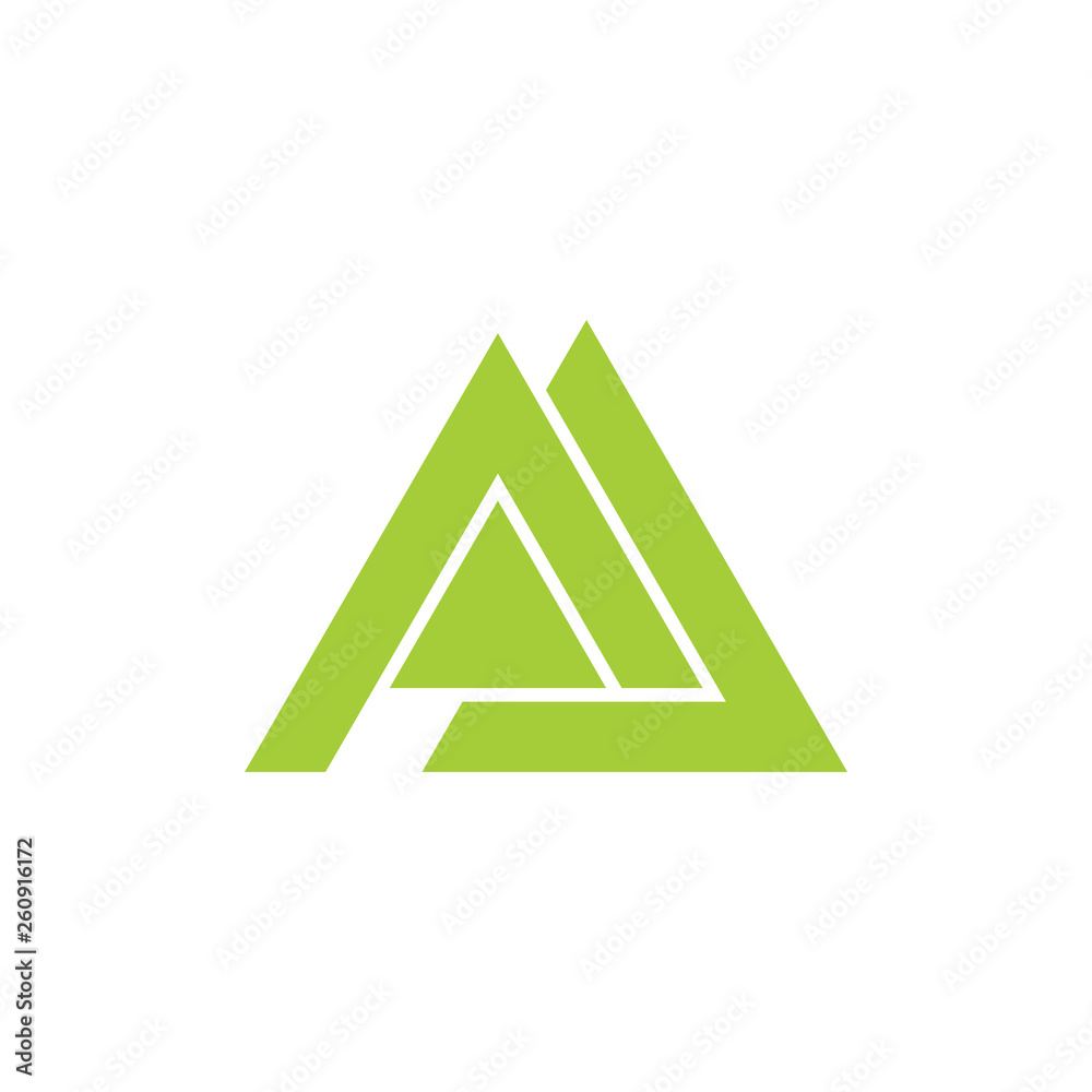 letter m mountain triangle geometric logo vector letter m mountain triangle geometric logo vector